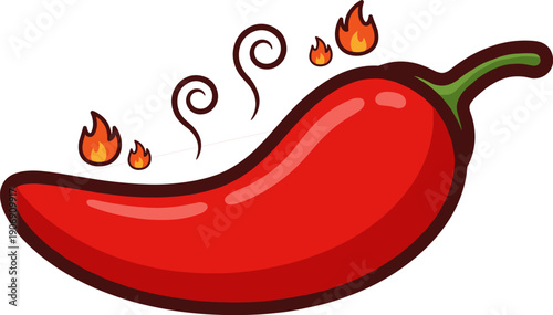 A minimalist graphic design featuring a bold red curved shape with a dark outline and a hint of yellow. Ideal for modern branding, website backgrounds