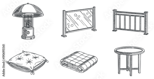 A collection of makeup palettes featuring various eyeshadow shades and brushes in outline minimalist vector style, ideal for beauty branding and cosmetics design
