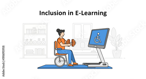 Inclusive ELearning Empowering Individuals with Disabilities Through Technology.