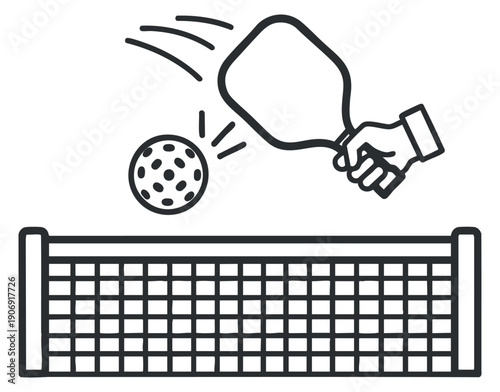 A set of various facial rollers in minimalist outline vector style, perfect for beauty and wellness branding and illustrations