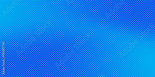 Abstract halftone texture blue background in geometric style. Dots pop art comics with summer background.ePS10