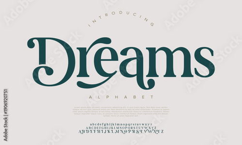 Abstract Fashion logo alphabet. Minimal modern urban fonts for logo, brand etc. Typography typeface uppercase lowercase and number. vector illustration 
