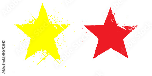 Shiny golden star icon with a 3d glossy finish and ornamental pattern set within a Canadian flag vector illustration for a decorative Christmas sign design