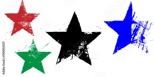 Abstract vector illustration of a bird silhouette set against a shiny gold and silver background with bright Christmas star icons and decorative metal design elements