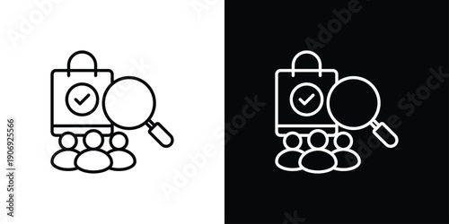 Customer Icon Sheet Multiple Style Collection Isolated Vector