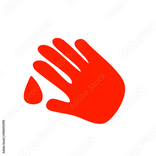 HIV AIDS education and solidarity icon collection 