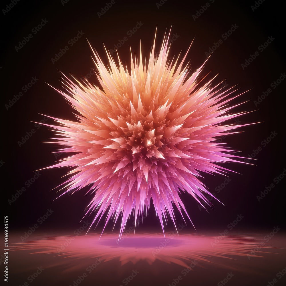 Fototapeta premium A burst of luminous abstract energy suggesting a sudden moment of creative insight and intellectual breakthrough in a digital space ,swirl ,future ,motion