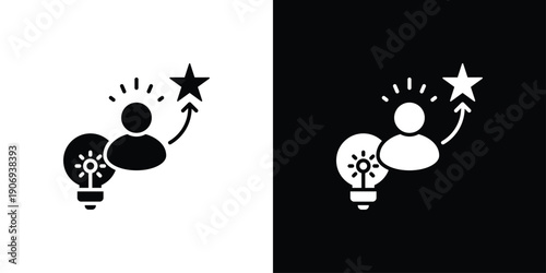 Enthusiasm Icon Sheet Multiple Style Collection Isolated Vector