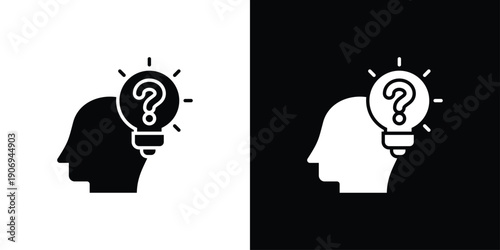 Curiosity Icon Sheet Multiple Style Collection Isolated Vector