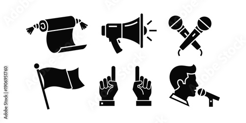 Protest and activism symbols