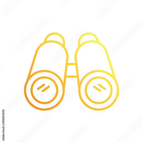 Binoculars vector icon