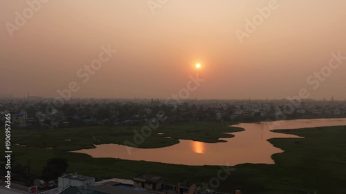sunset over the mountains sunrise
