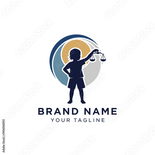 Silhouette of a Person Holding Scales.