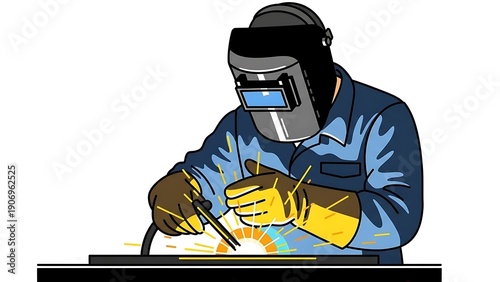 Welder at Work