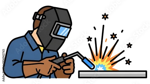 Welder at Work