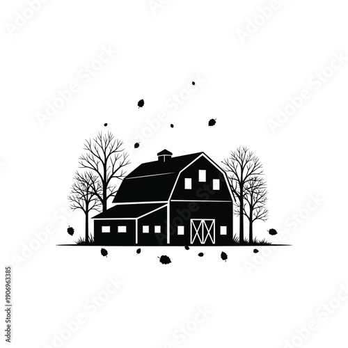 Autumn Harvest Thanksgiving Corn Pumpkin Illustration