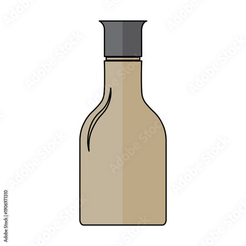 The bottle symbol icon can be used for MOCAF oil products, skincare, or other liquid products.