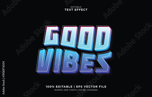 Editable vector text effect with dreamer word