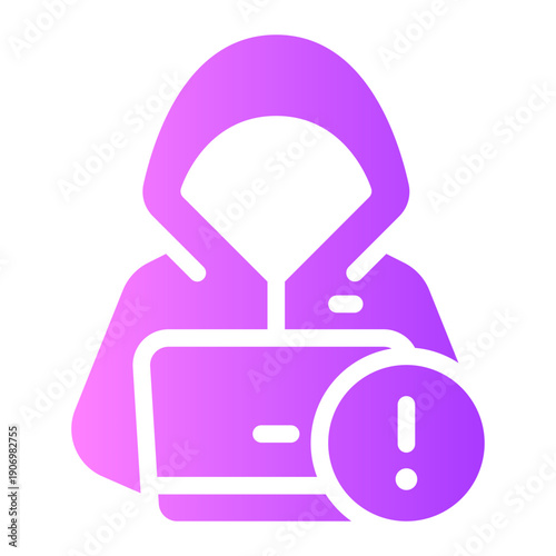 warning gradient icon