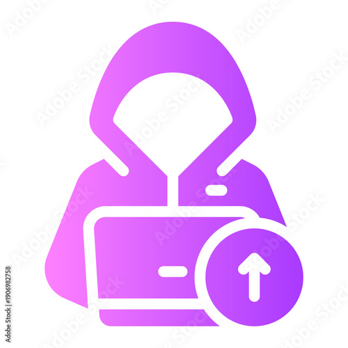 up arrow gradient icon