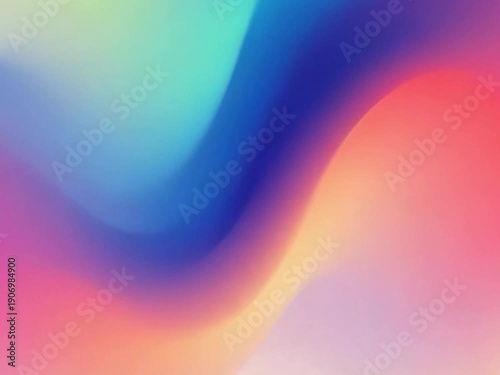 Smooth abstract gradient background with flowing colors and soft motion. Ideal for seamless looping animation, modern design visuals, and cinematic motion backgrounds.