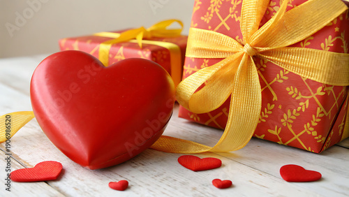 heart shaped box of chocolates