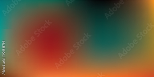 Vibrant Abstract Gradient Background with Warm and Cool Tones.