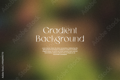 Gradient olive green to dark brown background vector banner poster