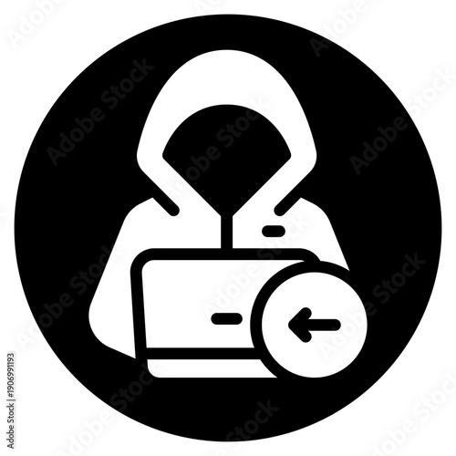 left arrow glyph icon