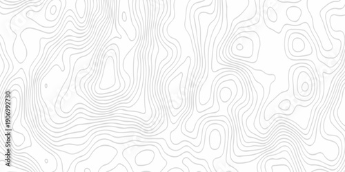 Black and white lines seamless Topographic map patterns, topography line map. Vintage outdoors style. The stylized height of the topographic map contour in lines and contours isolated on transparent.