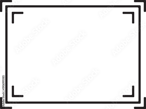 Artboard Tool Icon Line Style Vector Art Illustration