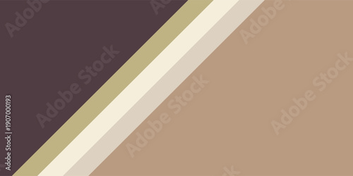 Abstract Geometric Diagonal Stripes in Earth Tones.