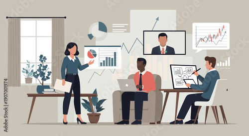 A serene minimalist home corner with clean lines and soft colors, perfect for interior design inspiration.