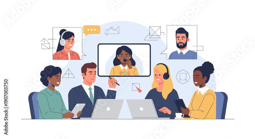 A minimalist illustration evokes calmness and introspection, perfect for websites or presentations.