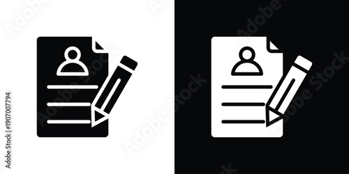 Enrollment Icon Sheet Black And White
