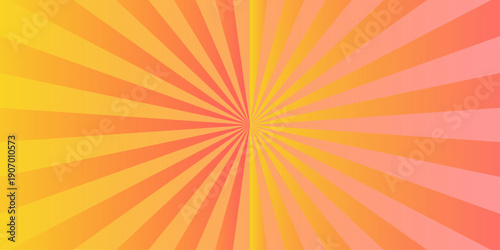 Vector illustration pattern beam rays. Spiral radial striped backdrop design. Abstract background with rays retro starburst abstract. Sunburst background.
