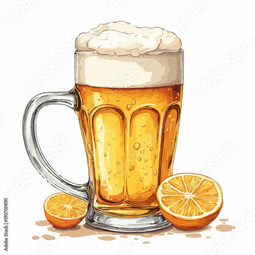 very cool beer drink design