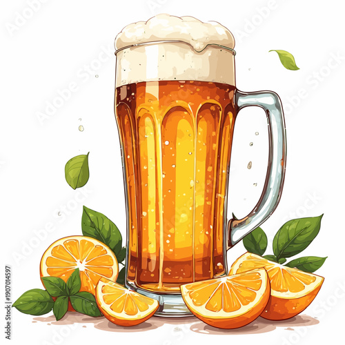 very cool beer drink design