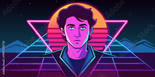 Neon Blur Photo Effect
