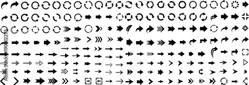  Mega Collection of Arrows Icons for Navigation and Web User Interface