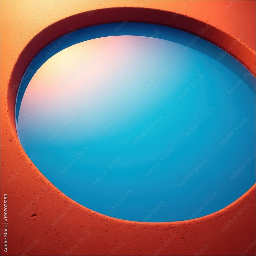 Fototapeta premium Water pooling in an earthen basin or reservoir designed specifically for catchment and storage in arid or dry environmental conditions, agricultural, engineering, depression