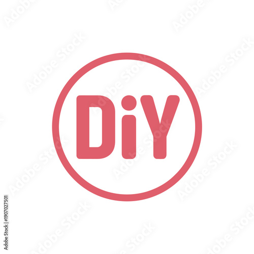 A pink circular icon with the letters 'DiY' inside represents the concept of do-it-yourself.