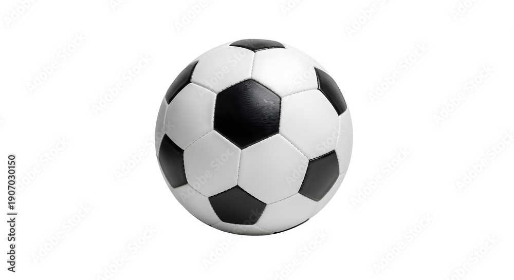 Fototapeta premium A soccer ball on transparent background