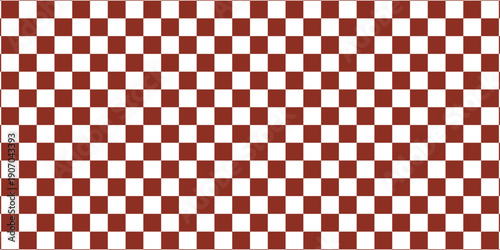 Trippy checkerboard background. Retro psychedelic checkered wallpaper. Wavy groovy chessboard surface. Distorted geometric pattern. Abstract vector