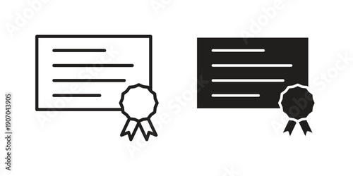 Diploma icon. Trendy Flat style for graphic design, Website, UI. EPS10