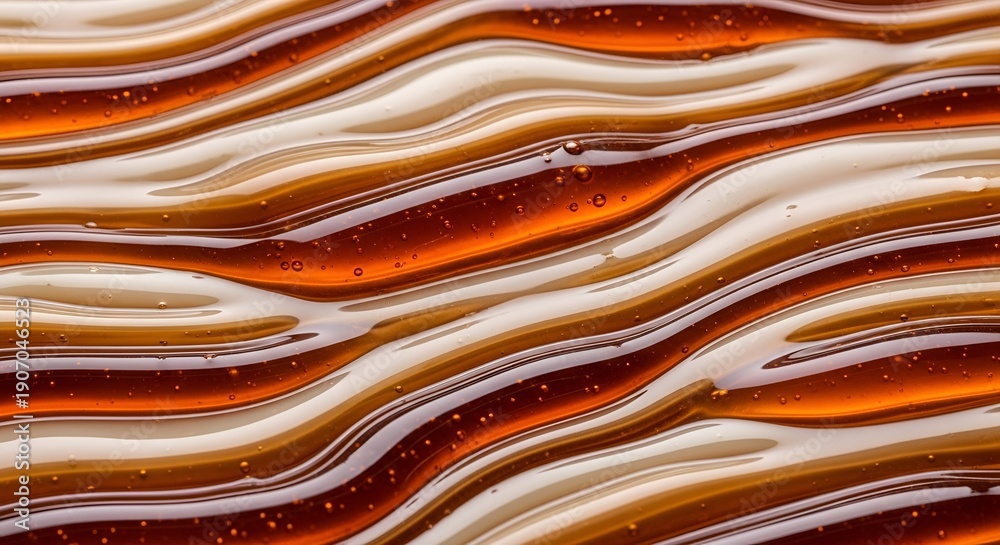 custom made wallpaper toronto digitalabstract syrup swirls, brown and white liquid texture