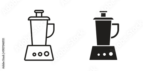 Food processor icon. Trendy Flat style for graphic design, Website, UI. EPS10
