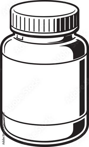 Prenatal Calcium Supplement Bottle.eps