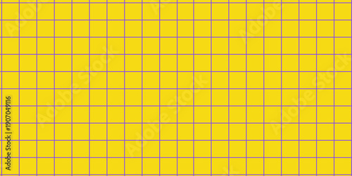 Yellow square ceramic tile wall texture background. Panoramic image of yellow tile wall.