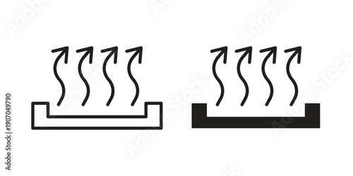 Heat icon. Trendy Flat style for graphic design, Website, UI. EPS10